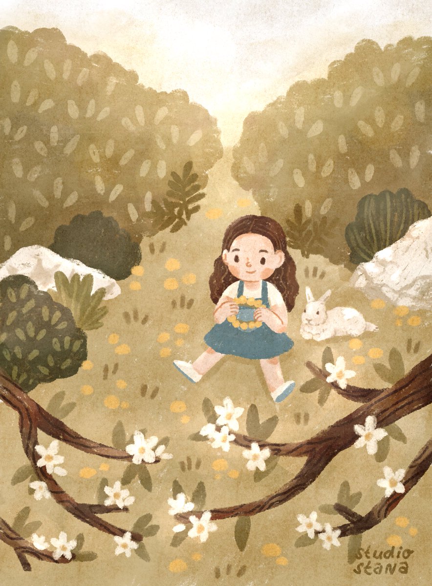 StudioStana's tweet image. Weekend begins with drawing 😌🌱

#springillustration #springflowers #sunnyday #weekend #illustration #childrensbookillustration