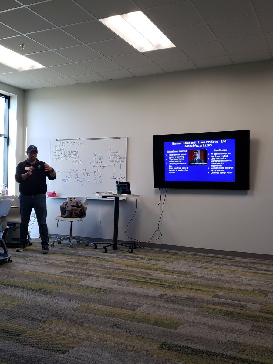 Gamefication- "The games create the learning!" -@Coach_Stephans <a href="/EdCampJOCOKS/">EdCampJOCOKS</a>