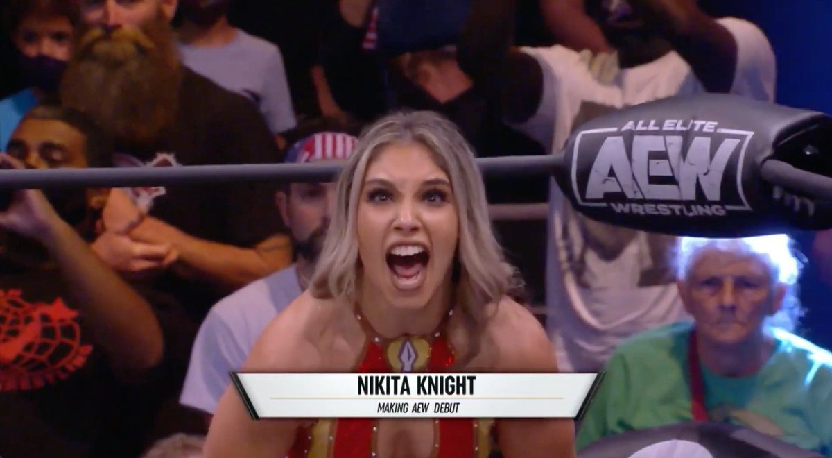 LocalCompWWE's tweet photo. Thea Hail made her pro-wrestling debut in AEW, where she took on Thunder Rosa on Dark #110 (taped on 9/11/21, aired on 9/28/21). 

Outside of AEW, she competed in Ryse Wrestling @rysewrestling, MCW Pro @MCWWrestling, WrestlePit @WrestlePit, &amp; Mission Pro @MissionProWres.

#WWE https://t.co/ybto7P2n79