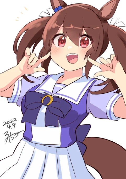 ワンドロ67日目、ヒシアケボノ(ウマ娘) 