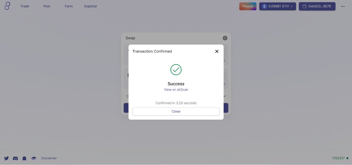 holdanacrypto's tweet photo. @syncswap I haven't found a good project like this in a very long time, very transparent, solid, and has a very good roadmap 
#L222 #zkSync #Layer2 #ZKRollup #testnet #Ethereum #DeFi https://t.co/oGbWUf1FHs