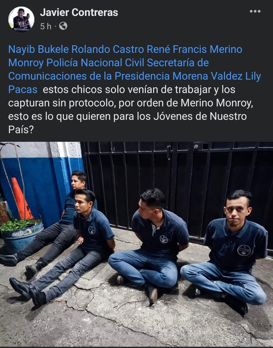 LaFaSv's tweet photo. “¿Esto es lo que quieren para los jóvenes de nuestro país?” https://t.co/3cunuhGtO8