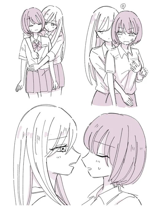 らくがきした
#創作百合 