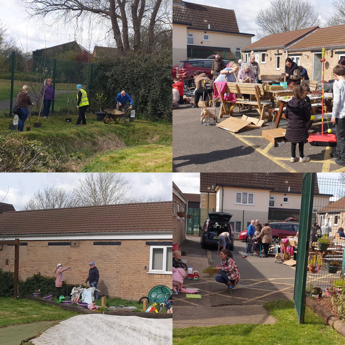 Lots more photos, but this is a quick appreciation post to everyone who came today &amp; helped us create wonderful outside spaces.
What a difference today has made. 
Thank you everyone, you are wonderful 👏  #Peterborough #Community #Charity #Garden #Outside #Volunteers #TeamWork