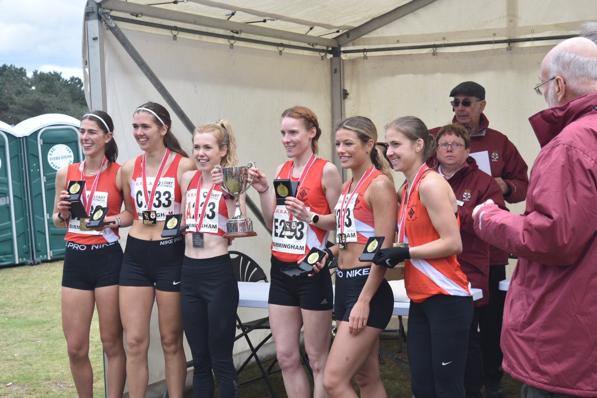 Salford Harriers crowned ERRA national relay champions. Highgate took silver and Basingstoke Mid Hants bronze.