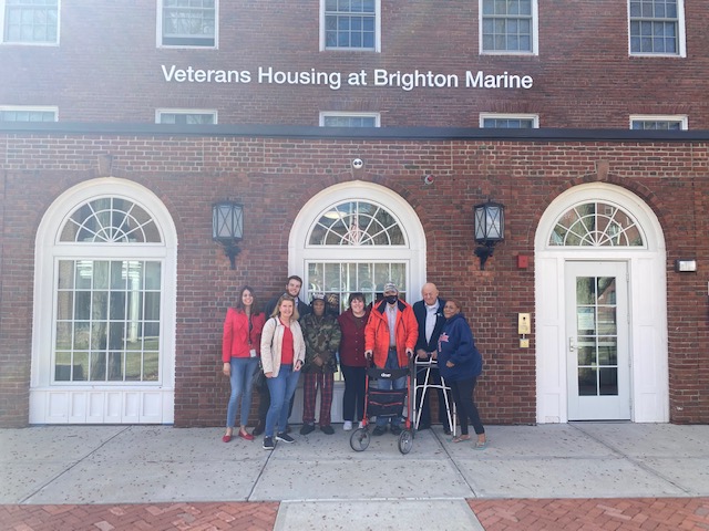 BrightonMarine's tweet photo. Thank you to The Newton Elks for awarding #BrightonMarineVeteransHousing & #SoliderOn with a generous donation of $7,500.
Yesterday, Darlene Flaherty, Newton Elks Community Relations Director, graciously gave us the heavy check. https://t.co/Ue62j5nKaF