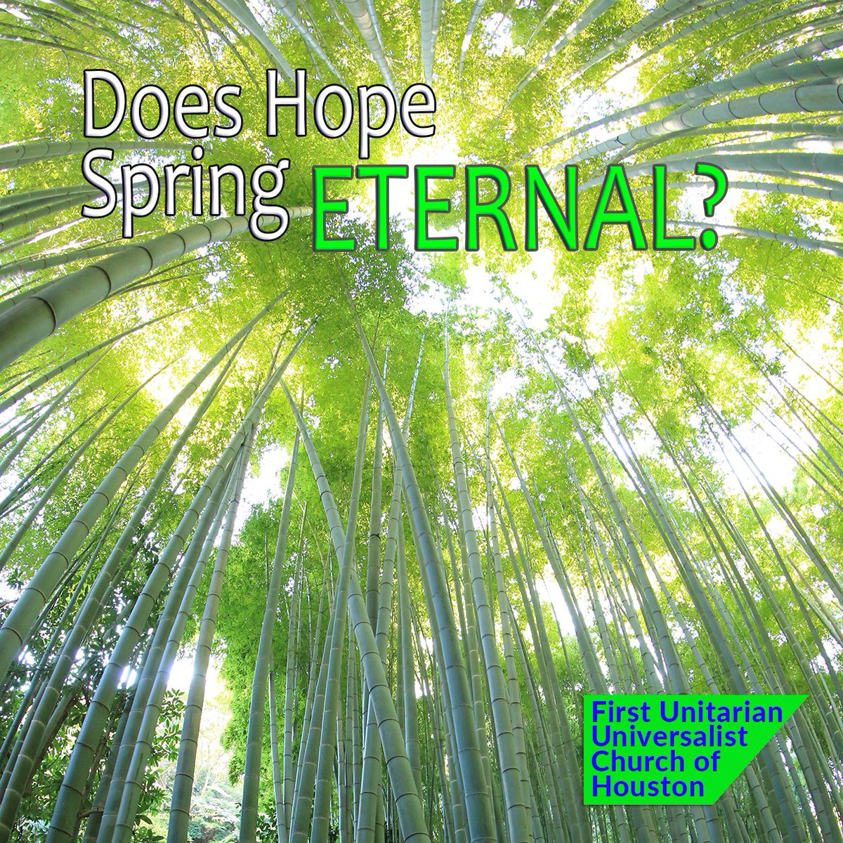 The #pandemic and #invasion of #Ukraine might cause many to question #hope. How might we reimagine hope in our troubled #world?

#Joinus this #SundayMorning as we consider answering Rev. D. Scott Cooper's #question.
firstuu.org/livestreaming/