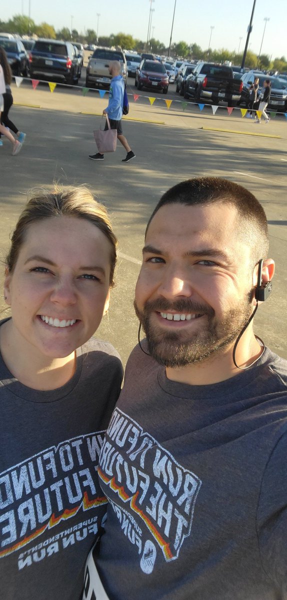 Mrs_Mikeska's tweet photo. Great Morning @CyFairISD #superintendentfunrun! So fun! 🏃‍♂️ @CMike_20 https://t.co/ijMJEThutO