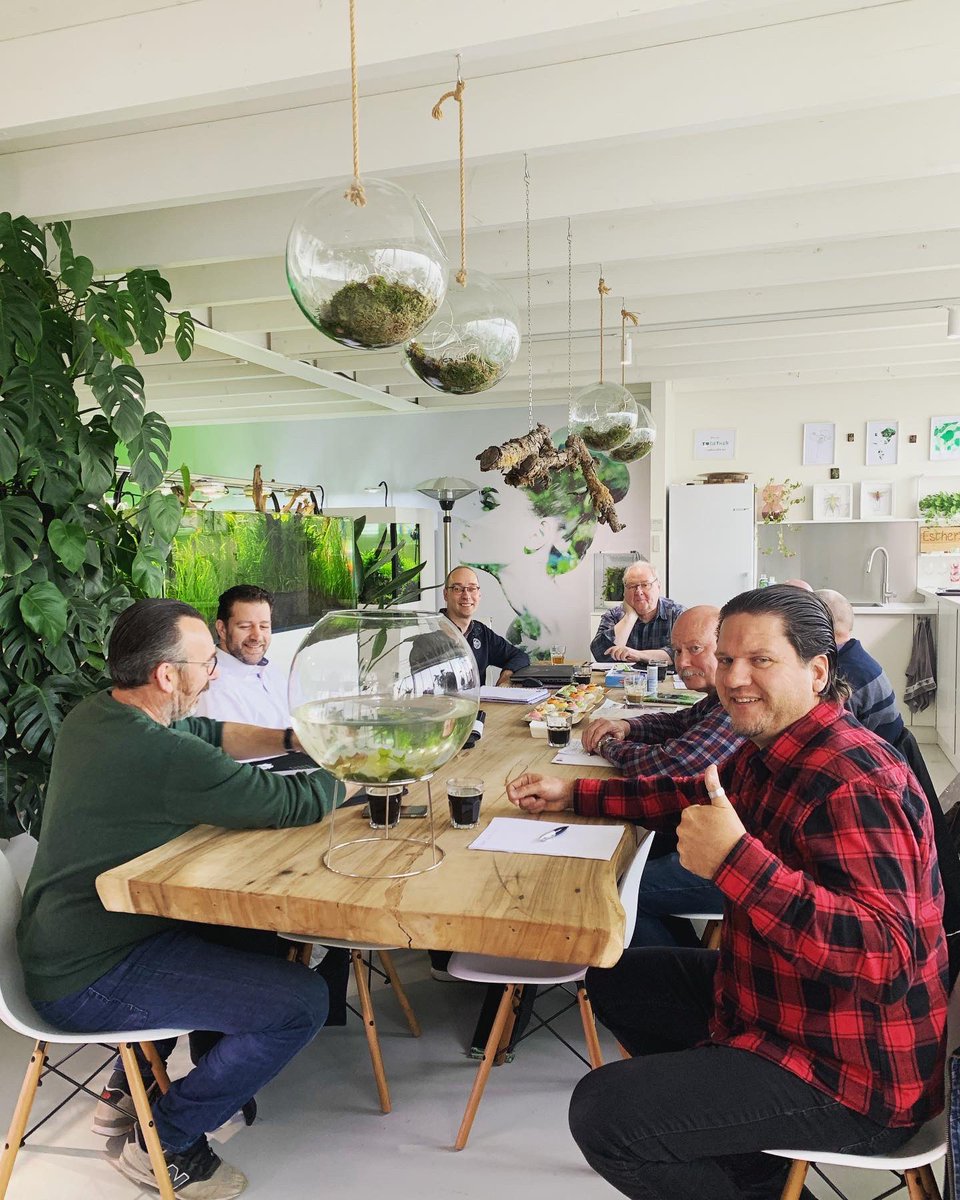 aquaflora_nl's tweet photo. A gallery full of Dutch style aquarium experts! 

Today we’re hosting the spring meeting for the board of judges of NBAT in our gallery 🌱

The day ended with a great talk by Hans Kiers about his recent expedition to Colombia 🇨🇴 

#nbat #aquaflora #esthersgarden https://t.co/miXefgpmKl