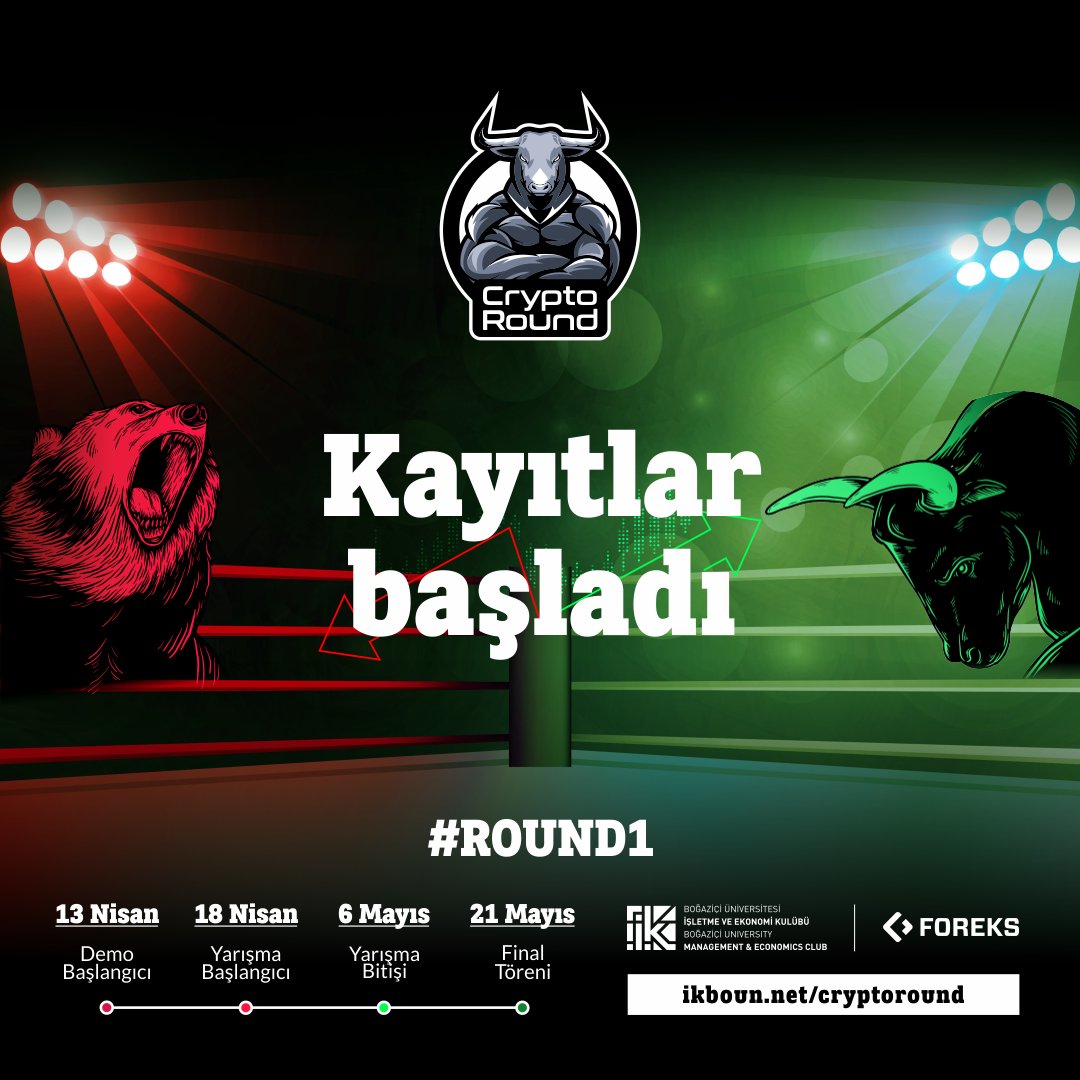 Kripto para yarışmamız CryptoRound için kayıtlar açıldı! Bio'muzdaki linkten ücretsiz olarak kaydolabilirsiniz.