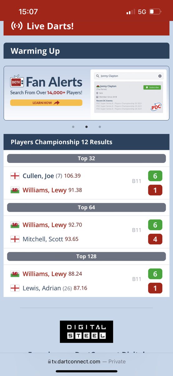 Last 32 today at players championships🙌🏻🎯