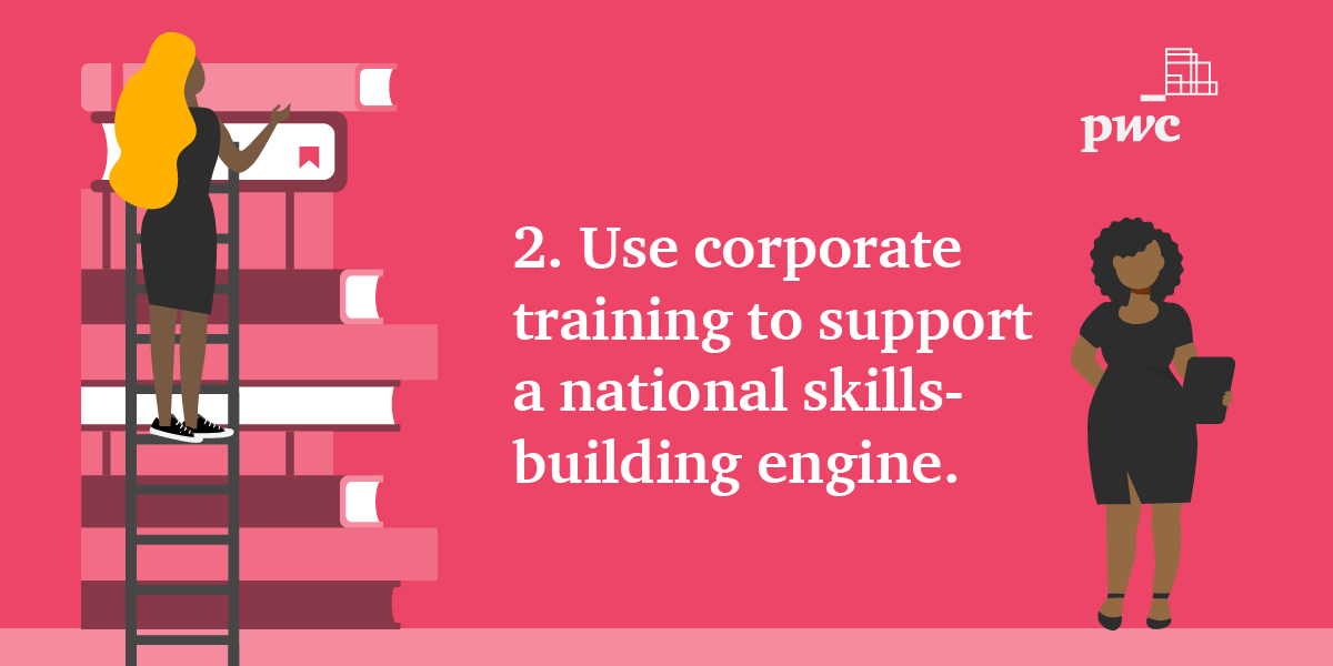 PwC's tweet photo. Closing the youth skills gap will take a whole-of-society approach, involving the public and private sectors, educators and youth.
We share four ways here, with further insights from @Bob_Moritz and @_GenUnlimited's @KevinJWFrey: https://t.co/428aBrAvPu
#ReachingYes @wef https://t.co/bkLI8zSdJW