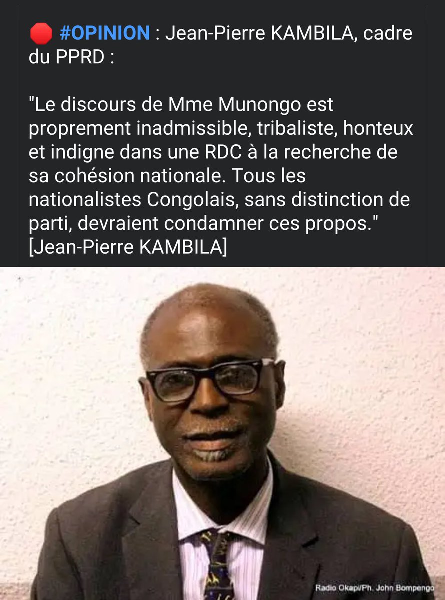 Je proposerais qu'on divise par deux l'argent du projet de développement de tous les territoires du grand Kasaï et que la moitié revienne au grand Katanga qui accueille ses frères du Kasaï tous les jours, car la démographie du Katanga s'accroît exagérément. Déséquilibre social.