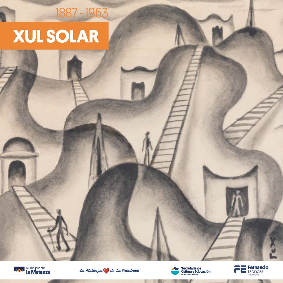 📅 09 de abril | Fallecimiento de Xul Solar

Recordamos a uno de los artistas más destacados de nuestro país. Pintor, escultor, inventor, lingüista, músico y astrólogo.

<a href="/LaMatanzaMunic/">La Matanza Municipio</a> <a href="/FerEspinozaOK/">Fernando Espinoza</a> <a href="/culturalmatanza/">Cultura y Educación - La Matanza</a>