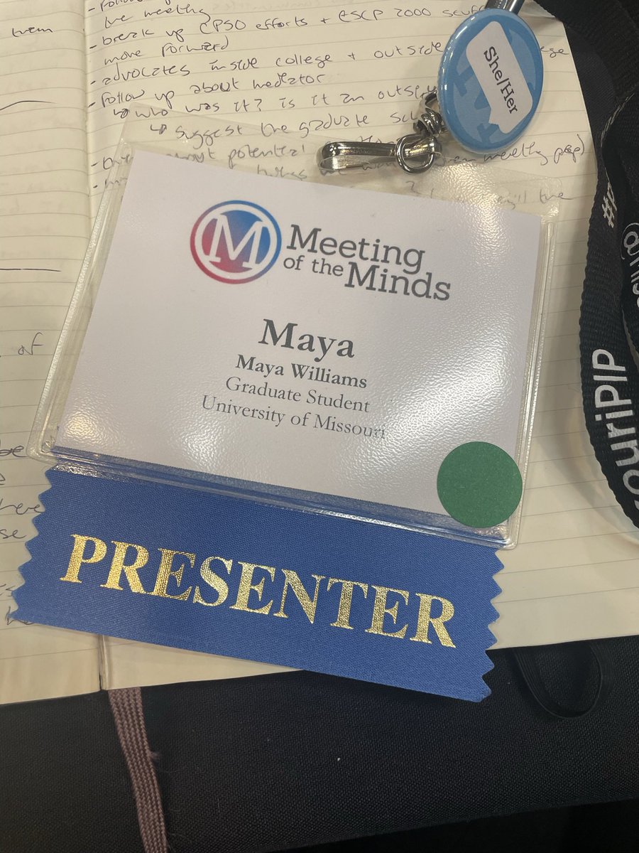 MayaMWilliams's tweet photo. It’s conference season! I had a great time presenting at #MoMinds22 with my amazing colleagues about Nurturing Minority Wellness, our @Mizzou Student Health and Well-being program dedicated to supporting student of color #mentalhealth and #wellbeing https://t.co/5VSY8n0OI6