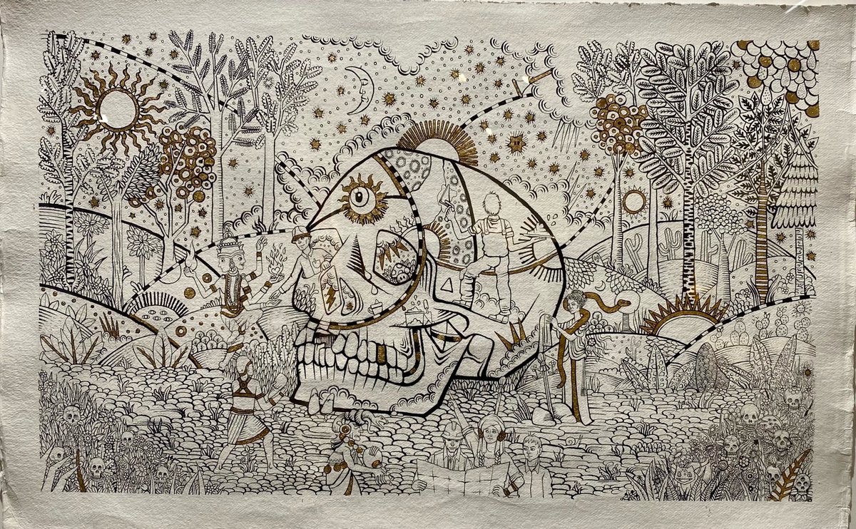 RenaudCzarnes's tweet photo. Suite… un peu de vanités pour finir !😊 Un christ de Dimitri Tsykalov (des tableaux-sculptures faits de boites de munitions), le travail art brut d’Agathe Pitié, le minimalisme de William Wright et tjrs, Hervé Bohnert, a détourné un buffet d’époque Renaissance. A voir de près ! https://t.co/iLBCmlskPG