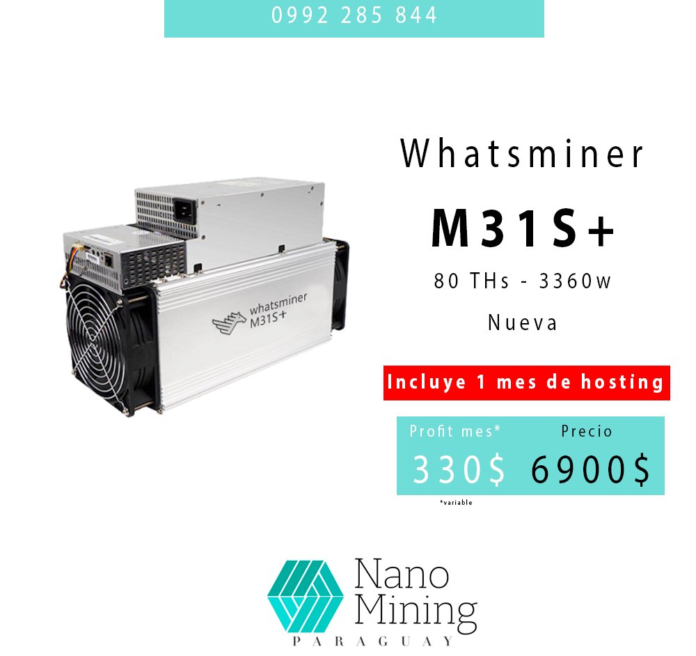 MiningNano's tweet photo. Convertite en minero de Bitcoins! Con la compra de este minero te incluimos 1 mes de hosting gratis! 0992 285 844 https://t.co/WUb7OQv6aX