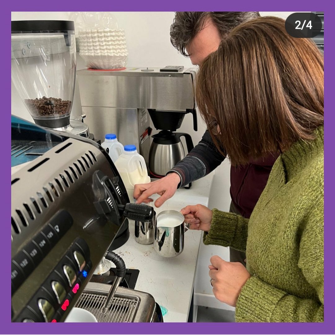 Today <a href="/Dawn_Wils/">Dawn Wilson</a> completed a coffee lover’s barista course @durhamcoffeeuk which was so much fun! Thank you Bernhard and Carina, she learned so much and would highly recommend for any coffee enthusiast. ☕️
.