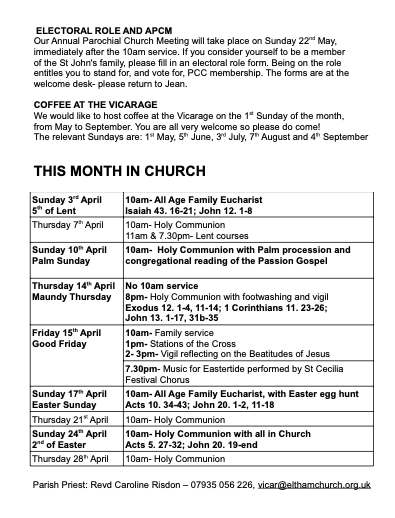 stjohnseltham's tweet photo. Check out what's going on this month at your local eltham church - for more info take a trip over to our refreshed website! ⛪️🙏✝️😌#stjohnseltham #mylocalchurch #SouthwarkCofE https://t.co/SkdEy3LMEI