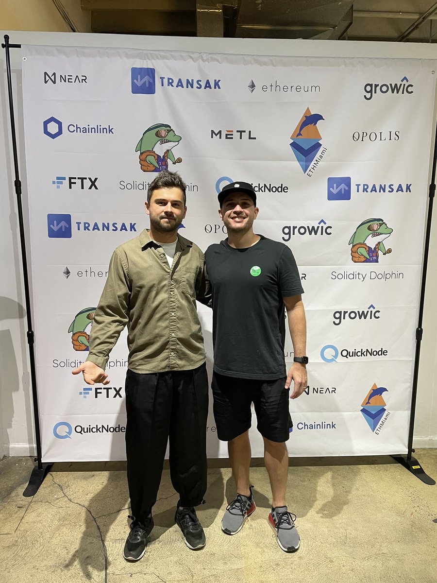 0xTakeProfits's tweet photo. @DefiantNews team is rocking it here at @EthMiami! ✊
Join us to hang out and talk about #DeFiProject https://t.co/kCtPVsGrCV