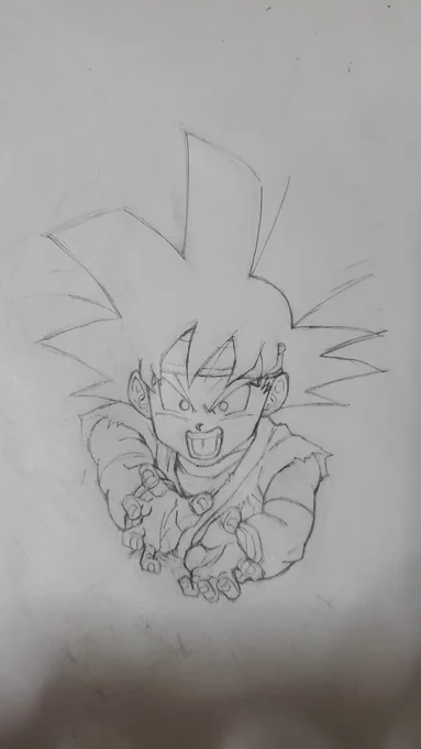 これ、悟空さ描くスペースないど 