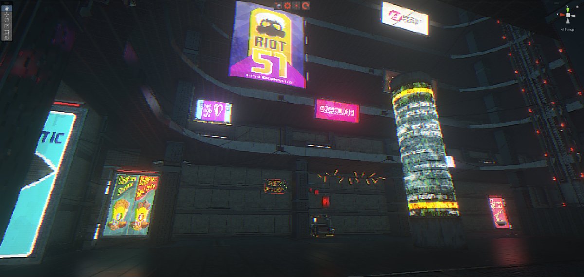 TerminusC's tweet photo. A few more shots from the first district of the game. #gamedev #indiegame #indiedev #gaming #immersivesim #FPS #game #madewithunity #RPG #Cyberpunk #screenshotsaturday https://t.co/EnvKWWWFWE