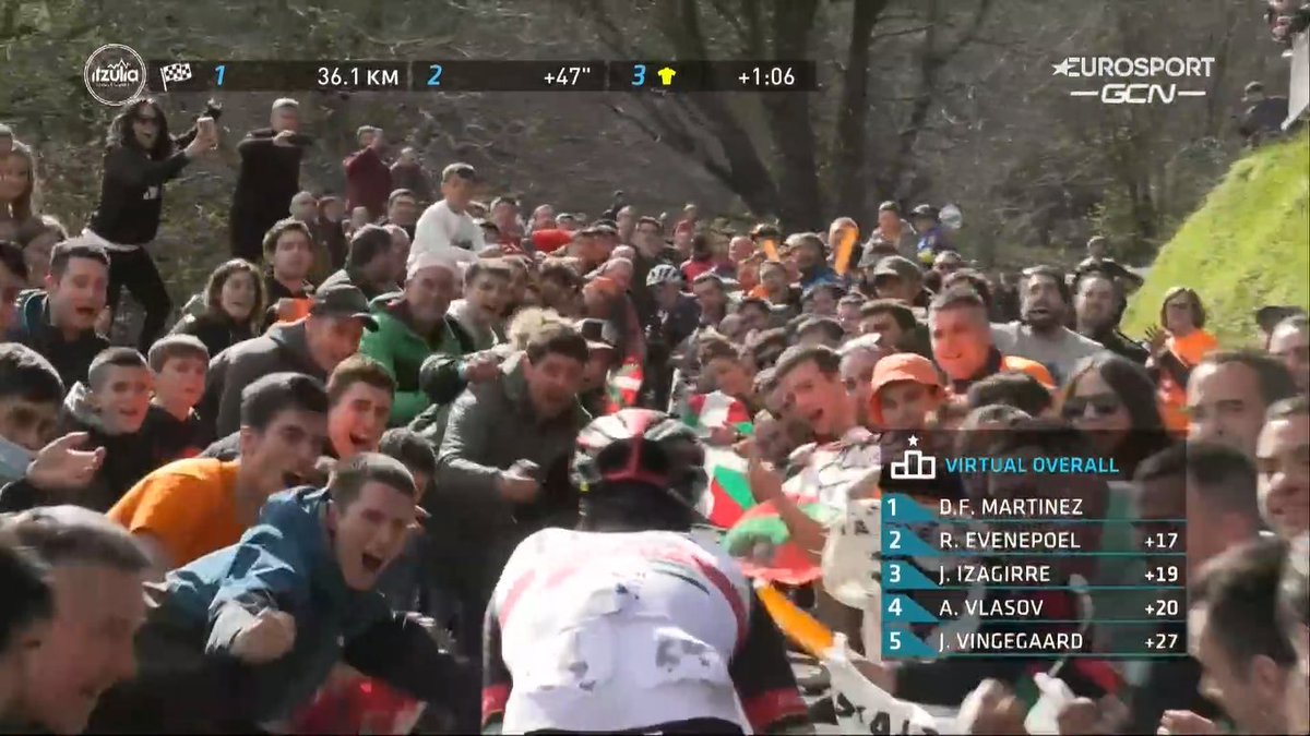 LeGruppetto's tweet image. Il y a un peu de monde aussi sur le bord de la route au Pays Basque. Rendez-vous pour rappel en 2023 pour le Grand Départ du Tour de France. #itzulia