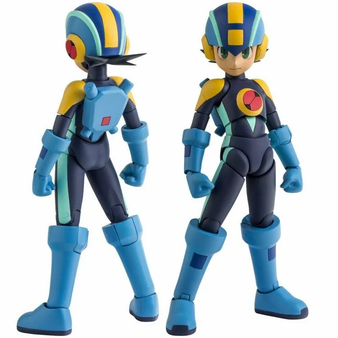 Concept art of Sentinel's MegaMan.EXE 4 Inch-Nel figure. (2016) Sentinel worked closely with Capcom to make a figure that perfectly represented MM.EXE. They certainly succeeded. 