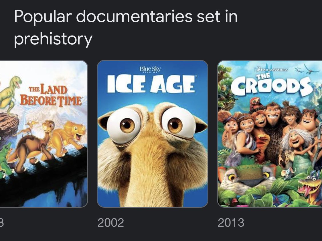 ben_poland's tweet photo. In the mood for a documentary. Can’t decide between Ice Age and The Land Before Time. https://t.co/FhyfD9UREp