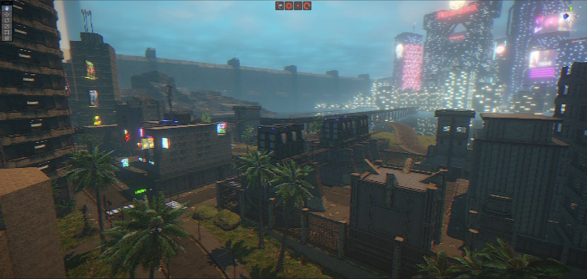 TerminusC's tweet photo. An enormous amount of progress has been made throughout the month! We're now preparing for our trailer and gameplay presentation! #gamedev #indiegame #indiedev #gaming #immersivesim #FPS #game #madewithunity #RPG #Cyberpunk #screenshotsaturday https://t.co/NYAJS97NA9