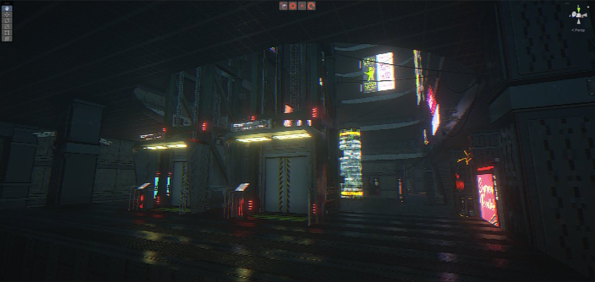 TerminusC's tweet photo. A few more shots from the first district of the game. #gamedev #indiegame #indiedev #gaming #immersivesim #FPS #game #madewithunity #RPG #Cyberpunk #screenshotsaturday https://t.co/EnvKWWWFWE