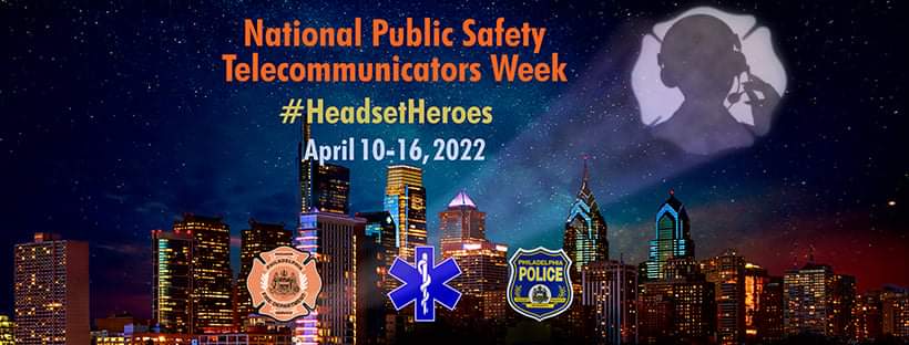 PhillyFireDept's tweet photo. TODAY at 3pm! Join us @onwurd to learn about the dedicated staff in our Fire Communications Center and @PhilaOEM's 24-hour watch desk. They are our lifelines -- and yours. Listen: 900AM, 96.1FM or https://t.co/zKR9orT2tO 🎙️ #HeadsetHeroes #NPSTW https://t.co/wdiBKo9aLA