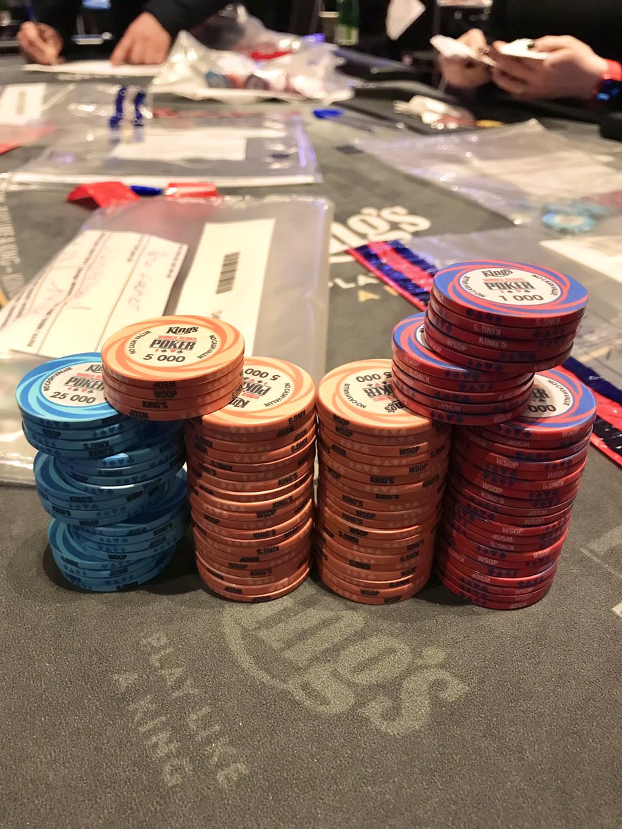WilliamKassouf's tweet photo. WSOPC β¬500 MonsterStack β¬500K GTD
After a long grind finishing at 4:00am I managed to bag up 750,000 in chips (75 BBs) for Day 2. Looks like another big prize pool with two more flights to go. Big Day 2 tomorrow. No messing about. Vamos!
π€πͺπ°πβοΈ
#WSOPC
#KingsResort https://t.co/0sdSgzJ4cR
