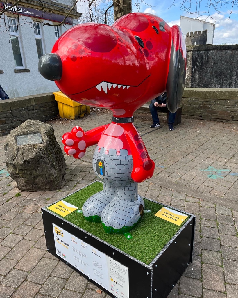 richieh's tweet image. Snoopy hunt in Caerphilly! #adogstrail #caerphilly