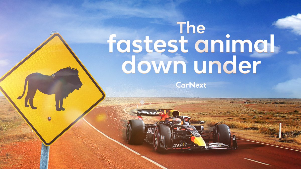 There’s a different kind of beast on the loose in Australia. #MaxVerstappen #KeepPushing #UnleashTheLion #F1 #Formula1