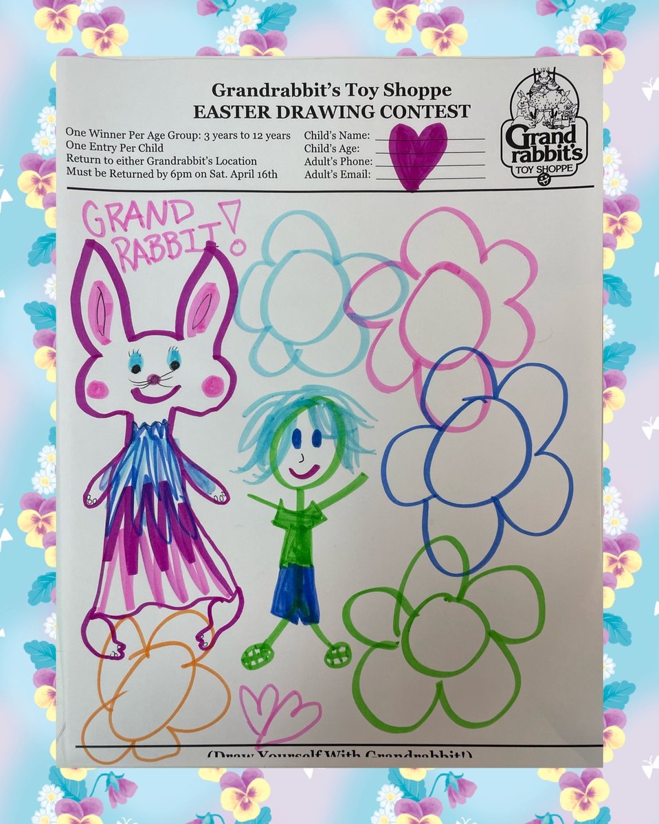 Our Easter drawing contest ends 1 WEEK from today!
