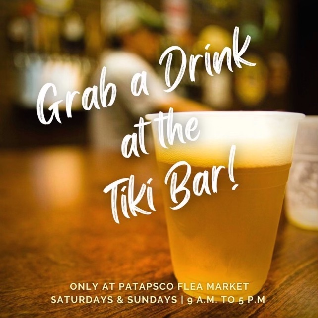 PatapscoMarket's tweet photo. Visit the Tiki Bar then come to The Crab Deck to enjoy Hot Steamed Crabs.
.
.
.
#patapscofleamarket #mybmore #bmoreshopping #bmoresmallbusiness #bmorefleamarket #bmoreshoplocal #bmorepopshop #bmore https://t.co/SrVYMUeCCz
