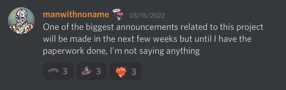 Wen big news? 💀 

<a href="/TheWildBunchNFT/">The Wild Bunch</a>