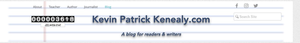 Check out my new site design!
kevinpatrickkenealy.com