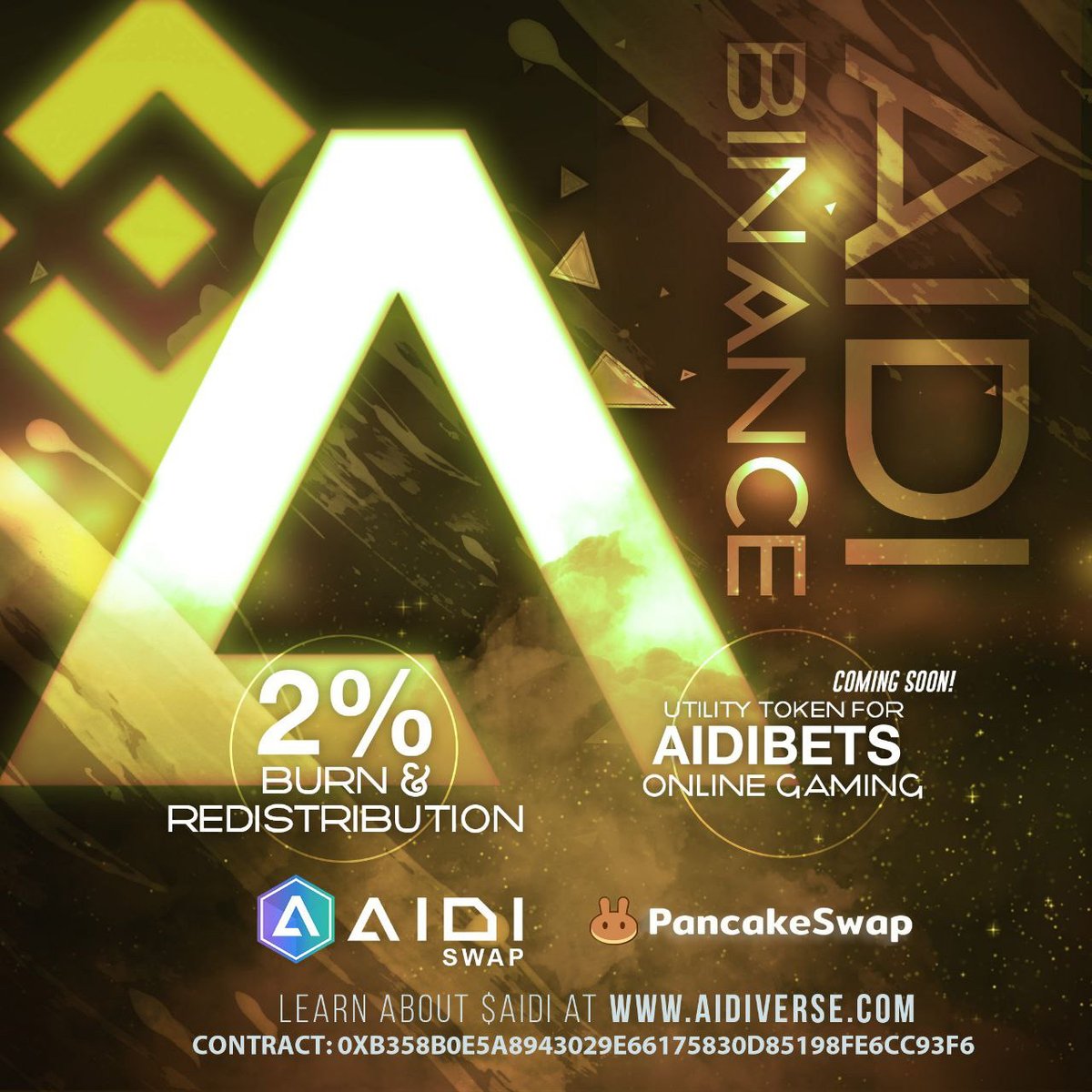 AidiToken's tweet photo. The #AidiFinance team are not here to play games, unless of course its on the new home of betting on the blockchain #AidiBets  😜 

We're proud and we want to say it loud! We are Utility! 

Spread the word #Aidigang, #Aidi are here for the future of DeFi.

#crypto #binance #bsc https://t.co/4uuXVEtHRT