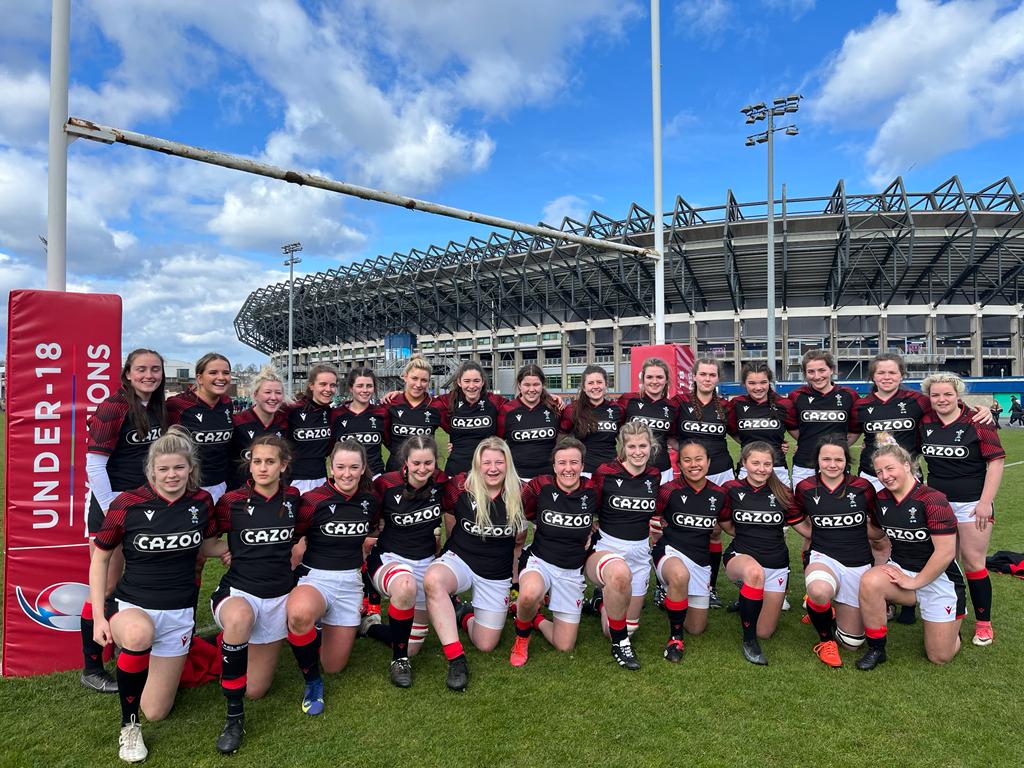 WelshRugbyUnion's tweet photo. Congratulations to our U18 squad who recorded wins over U18 Six Nations festival hosts Scotland (24-0) and Italy (14-0) in Edinburgh today | Llongyfarchiadau ferched 👏👏
#HerStory https://t.co/rnu57mzAbK