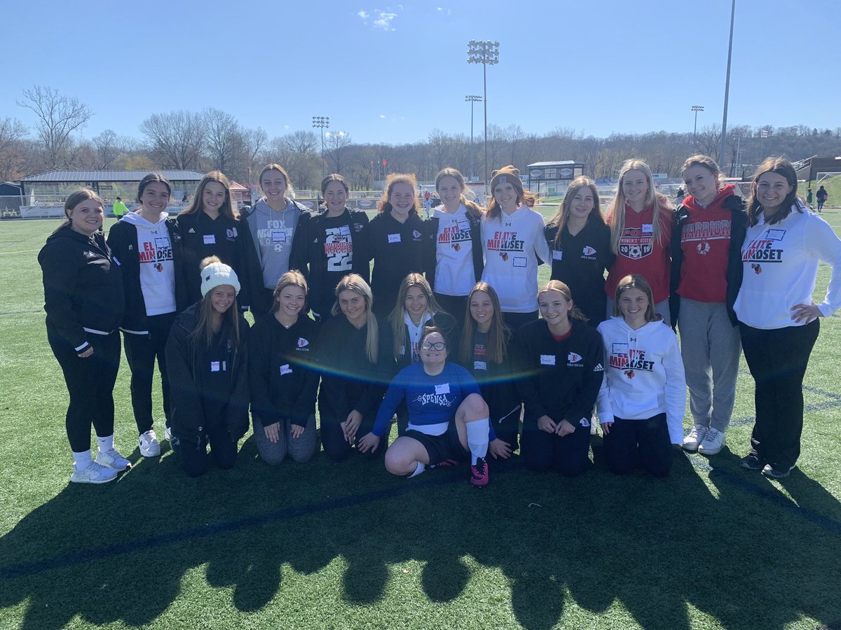 Your Lady Warriors saw first hand who the real WINNERS AND HEROES are this morning at SPENSA!!! What a beautiful morning to play soccer with all the great young men and women of SPENSA!!!! BEST DAY OF THE YEAR BY FAR!!!