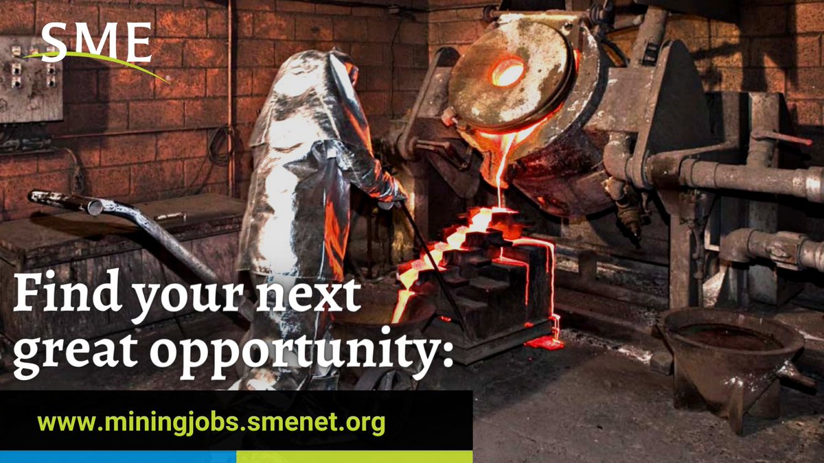 smecommunity's tweet photo. Are you looking for a job in the mining industry? Or do you need to hire talent? Check out the SME mining career center here: https://t.co/tmavcEBYF3 #mining https://t.co/xMfaHuosvO