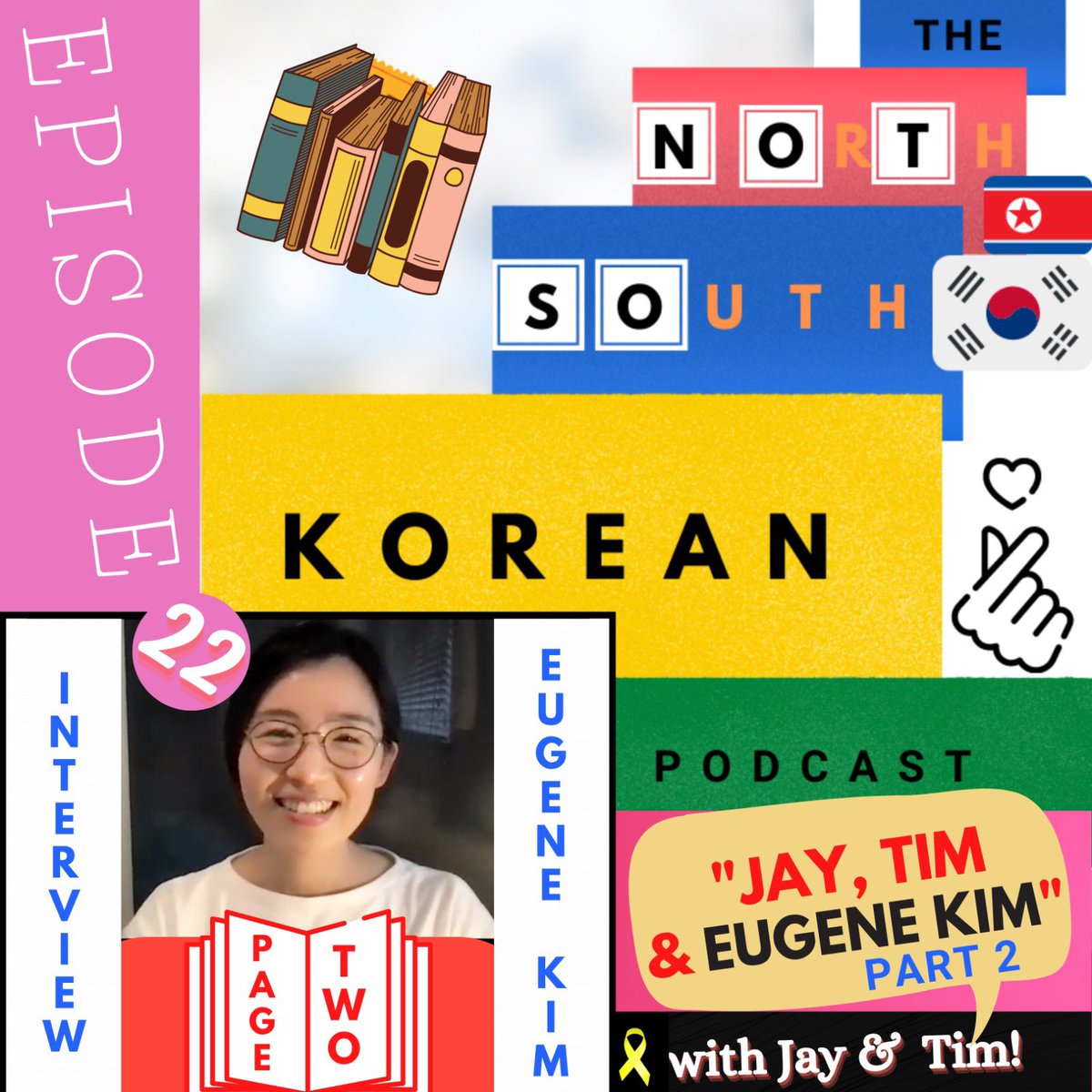 On YouTube (+ audio version available ‘EVERYWHERE’)! Yes. PART TWO of our interview with  
<a href="/udolkim/">Eugene Kim</a>
 —— #KoreanTranslating  #Koreanpodcast #김유진 #Translation #NoSoKoPo 
 #koreanliterature #Nabillera #나빌레라 #EugeneKim #책 #KoreanBooks 
LINKS IN BIO!
