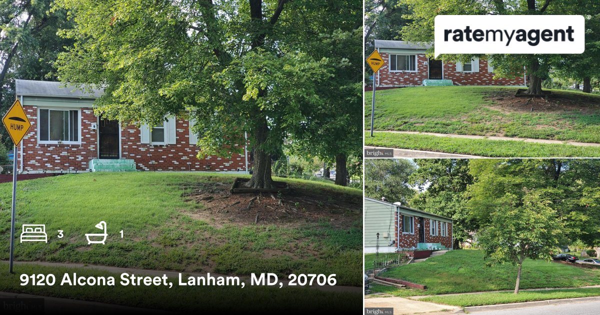 VeeSellsHomes's tweet photo. 3 🛏 1 🛀 
📍 9120 Alcona Street, Lanham, MD, 20706

My latest listing on #ratemyagent
https://t.co/QFDzbL2dfS https://t.co/p2ce7Ahoiq