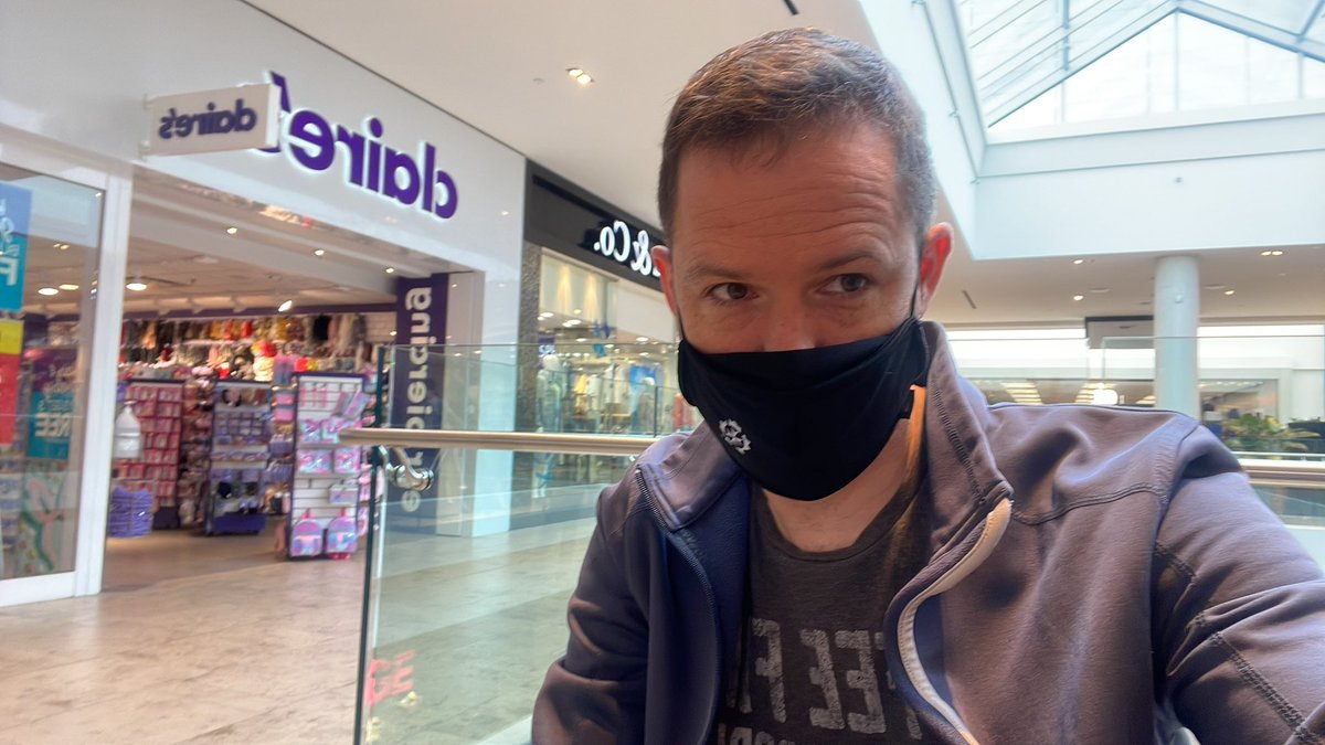 kurtarnold_kurt's tweet photo. At the mall. I don’t mind the malls but when I find something it’s in and out. It is the waiting for @TanyaArnold78 as she tries everything on. I can only wander in the store for so long. #HusbandsGetIt #SoWeWait https://t.co/sr5rX5TTeZ
