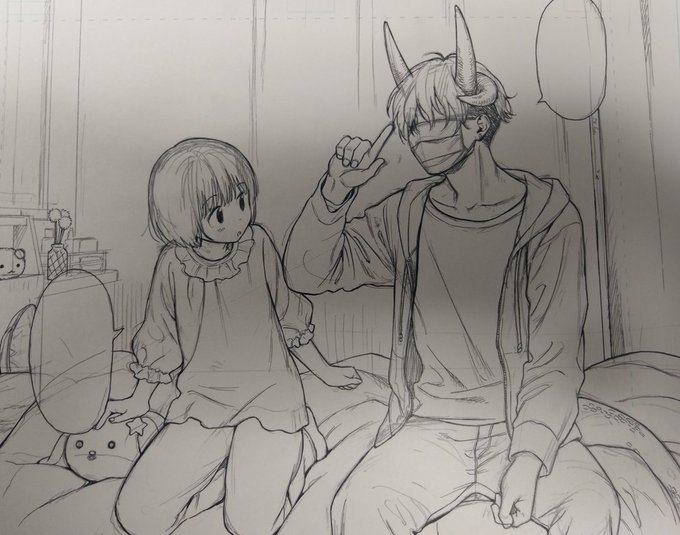 ペン入れやってます 