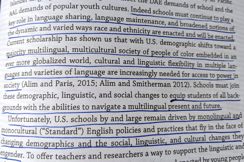 'It was a Black City' African American Language in California's Changing Urban Schools and Communities  by @django_paris in Raciolinguistics: How language shapes our ideas about race  #ThePowerOfSchools #CulturallySustainingPedagogy @AriSherris Great reading!