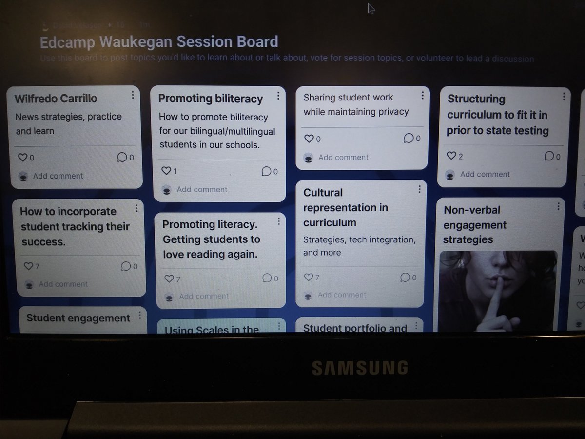 Spending a Saturday in Waukegan, IL at an Edcamp.

@dell @Starfalledu @waukegancoffee
@edcampwaukegan @padlet @hapara_team @classintercom
#contentgen #edcamp #edcampwaukegan