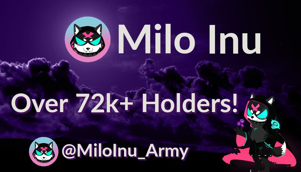 MiloInu_Army's tweet photo. 💎💎Follow @MiloInu_Army!!!💎💎
🔥🔥🔥Over 72k+ Holders!!!🔥🔥🔥
🚀🚀Join The Best Dog Army!🚀🚀
#MILO #BNB #MiloInuArmy #Crypto #MANA #ADA #Polygon #ETH #SOL #BabyDoge #blockchain #cryptocurrency #APECOIN #Cardano #AVAX #MiloInu_Army #Bitcoin #Solana #XRP https://t.co/yEFnhs74Qt